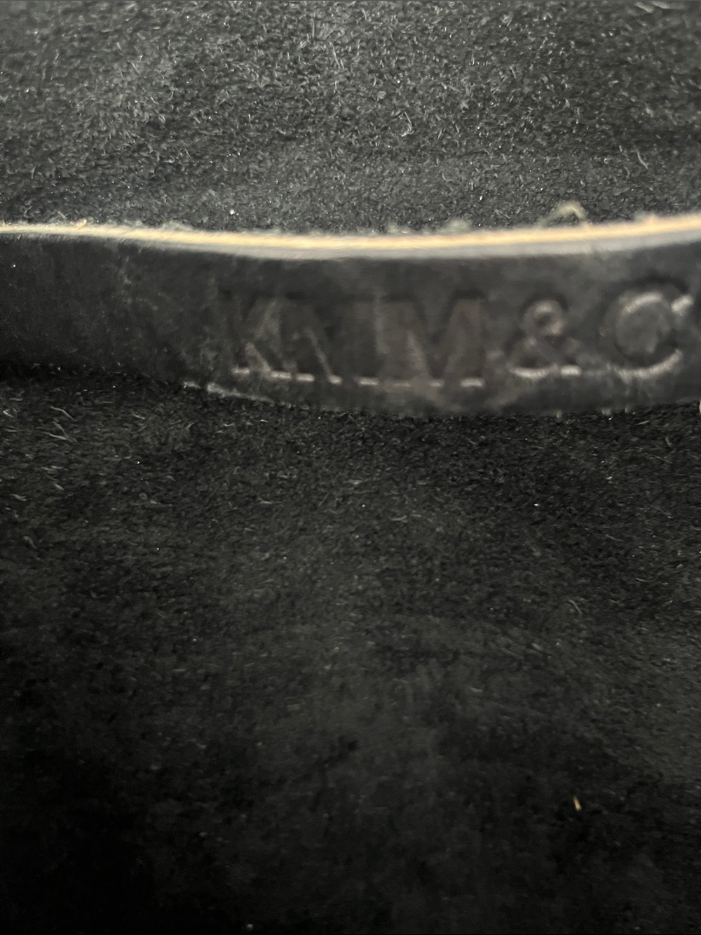 KMM & CO Black Leather Tote with Copper Stud Details - Picture 5 of 13
